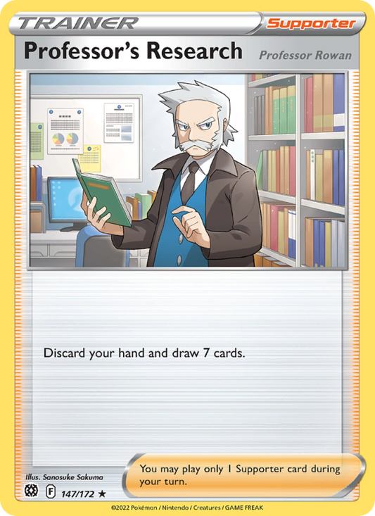 Professor's Research (147/172) Reverse Holo card image