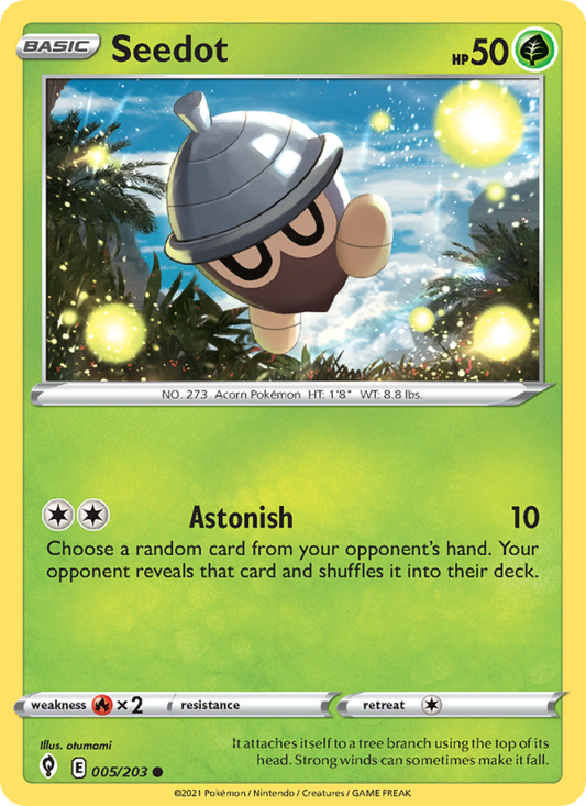Seedot (005/203) Reverse Holo card image