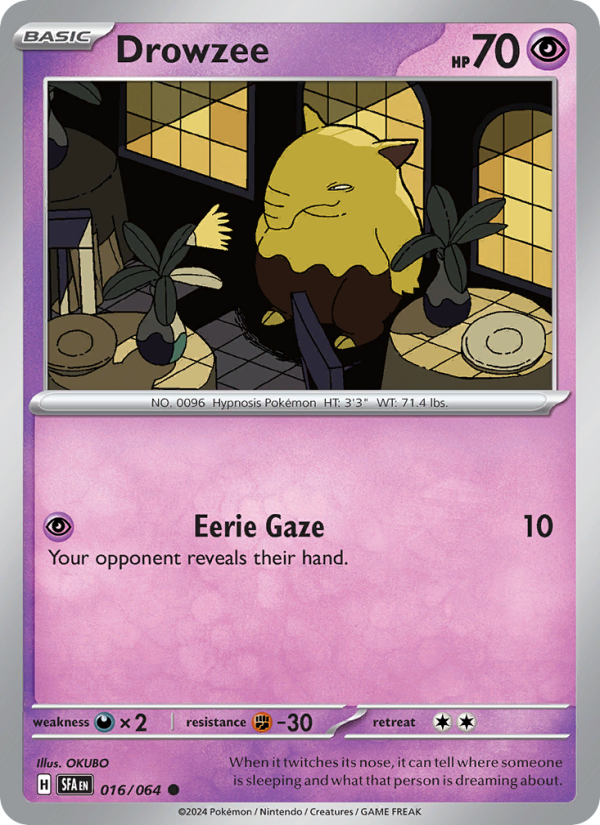 Drowzee (016/64) Reverse Holo card image