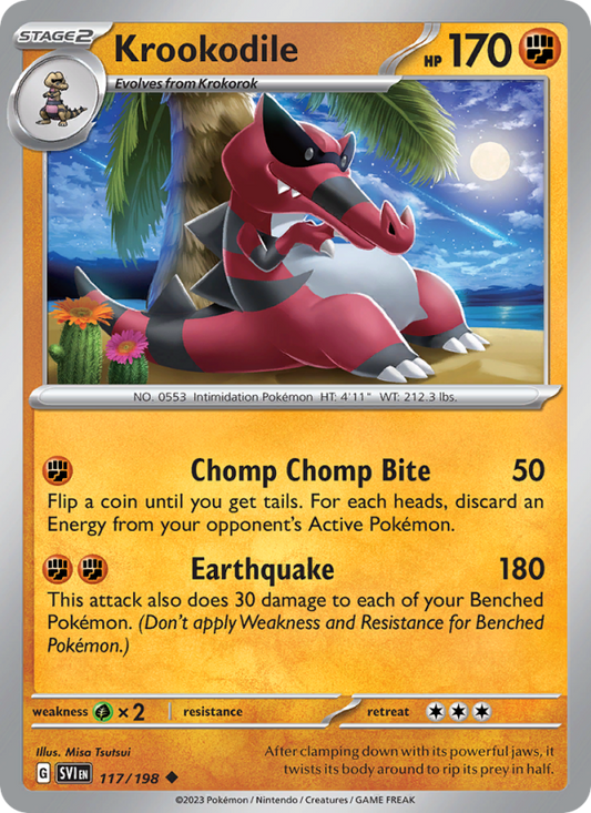 Krookodile (117/198) Reverse Holo card image