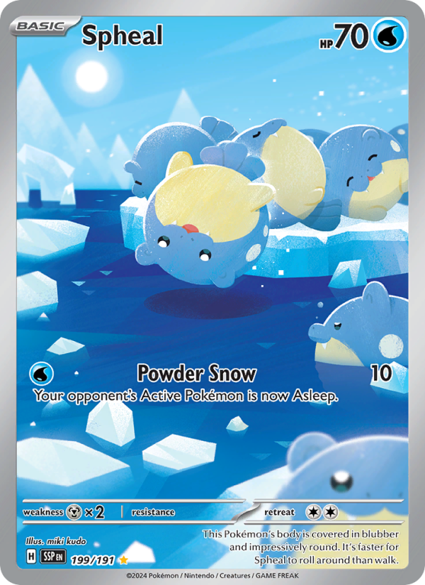Spheal (199/191) Holographic card image