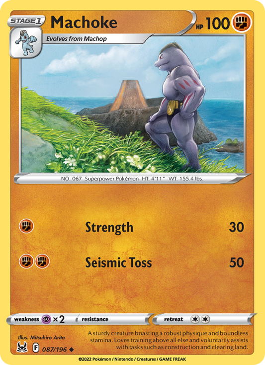 Machoke (087/196) Reverse Holo card image