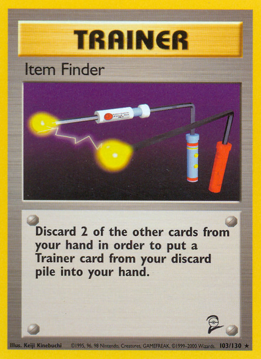 Item Finder (103/130) Reverse Holo card image