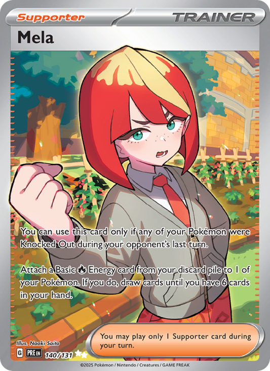 Mela (140/131) Reverse Holo card image