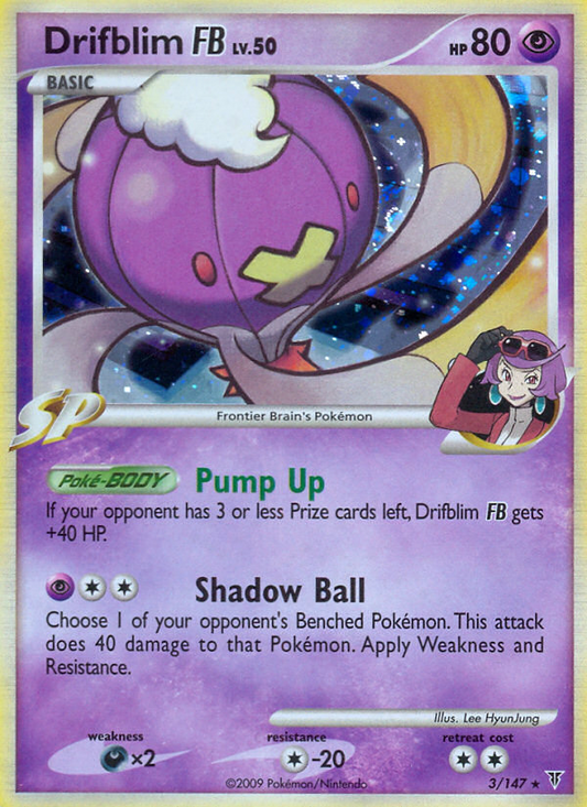 Drifblim FB (003/147) Reverse Holo card image