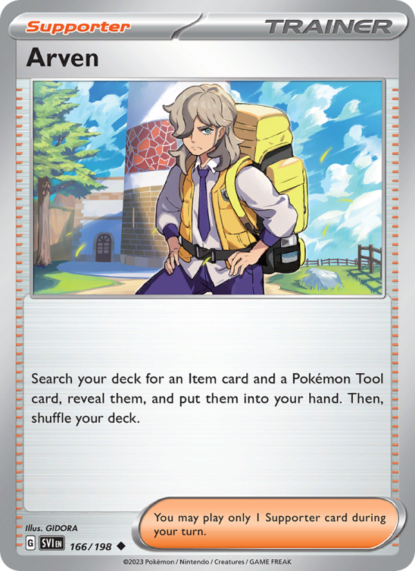 Arven (166/198) Reverse Holo card image