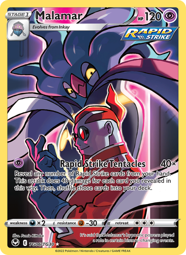 Malamar (TG06/195) Holographic card image