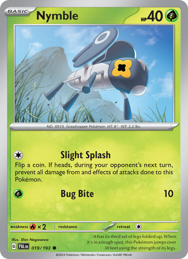 Nymble (019/193) Reverse Holo card image