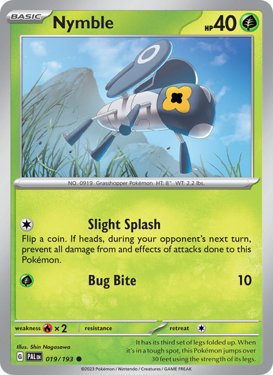 Nymble (019/193) Reverse Holo card image