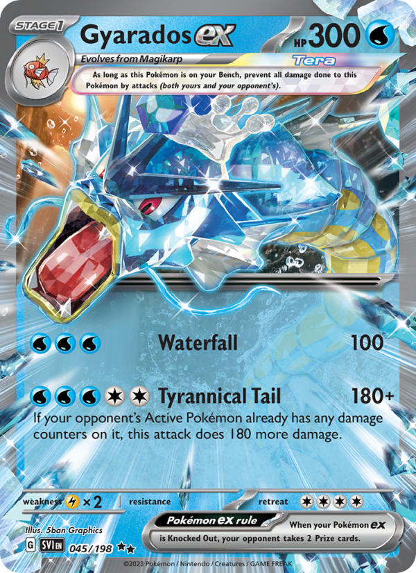 Gyarados ex (045/198) Holographic card image