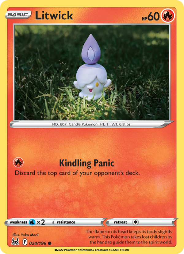 Litwick (024/196) Reverse Holo card image