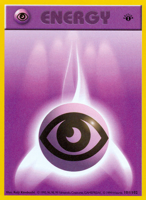 Psychic Energy (101/102) Reverse Holo card image