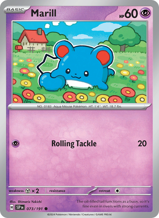 Marill (073/191) Reverse Holo card image