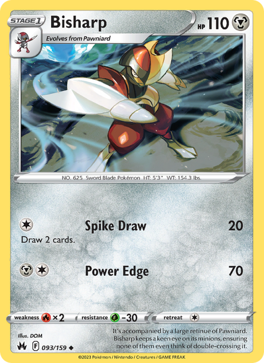 Bisharp (093/159) Reverse Holo card image