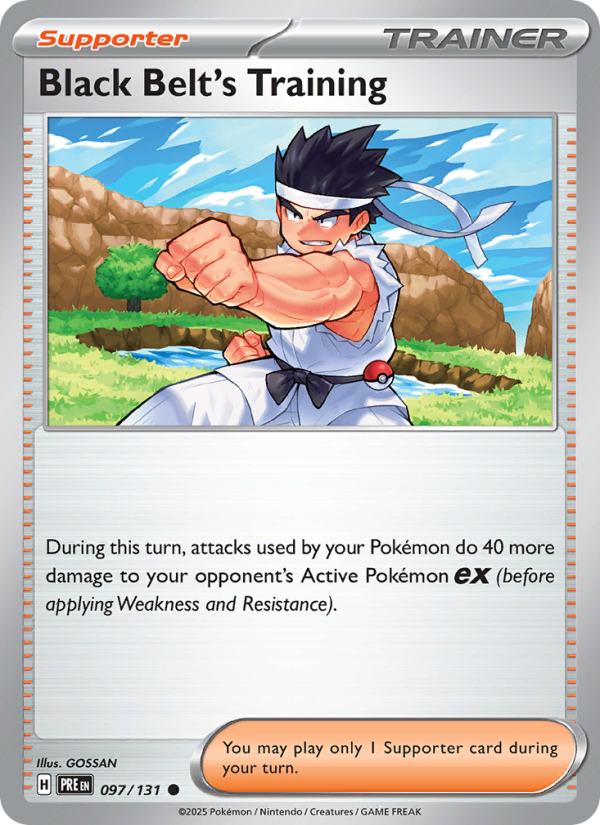 Black Belt's Training (097/131) Reverse Holo card image