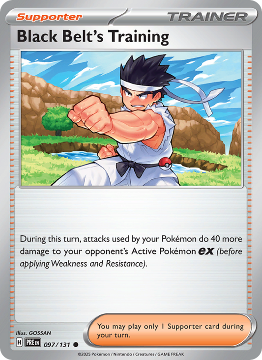 Black Belt's Training (097/131) Reverse Holo card image