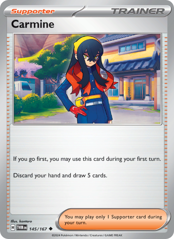 Carmine (145/167) Reverse Holo card image