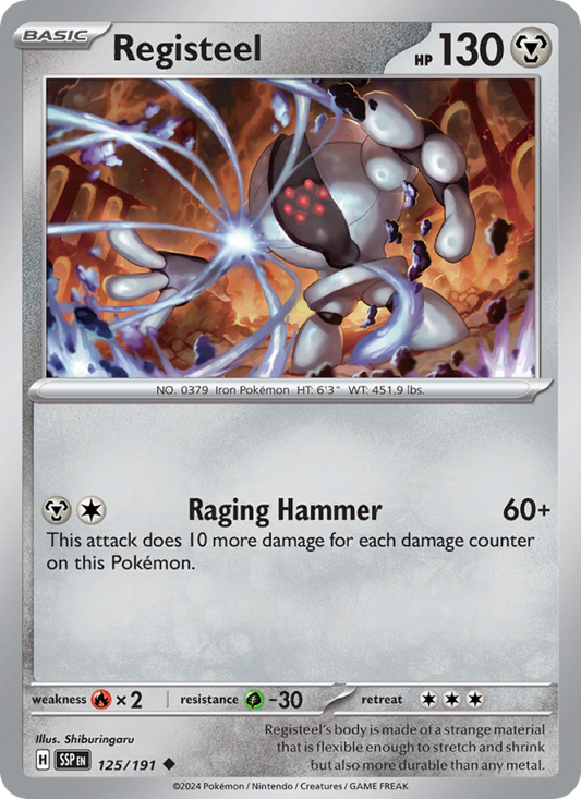 Registeel (125/191) Reverse Holo card image