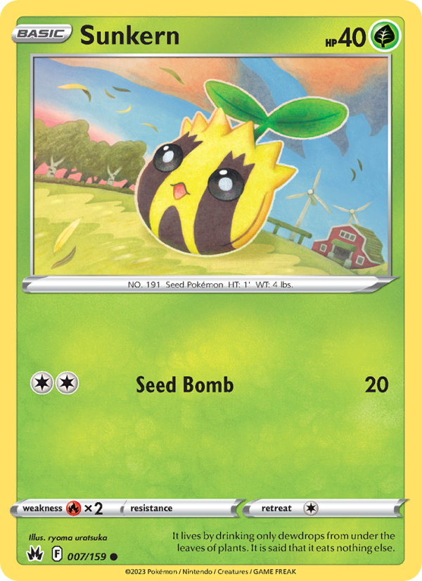 Sunkern (007/159) Reverse Holo card image