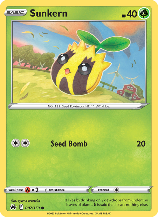 Sunkern (007/159) Reverse Holo card image