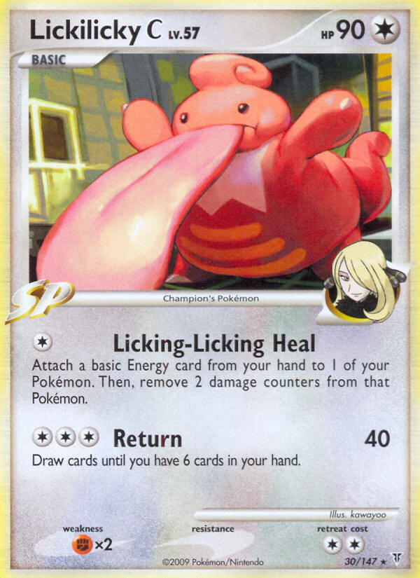 Lickilicky C (030/147) Reverse Holo card image
