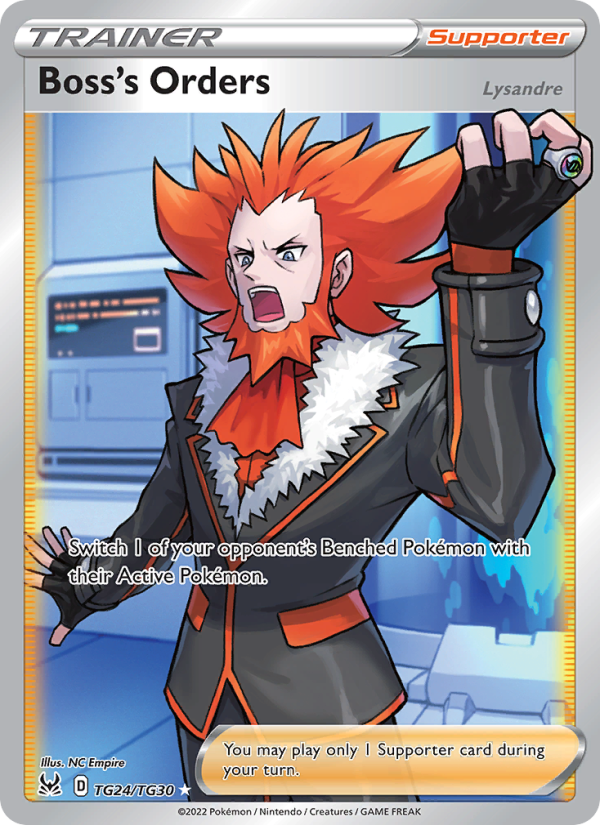 Boss's Orders (TG24/196) Holographic card image