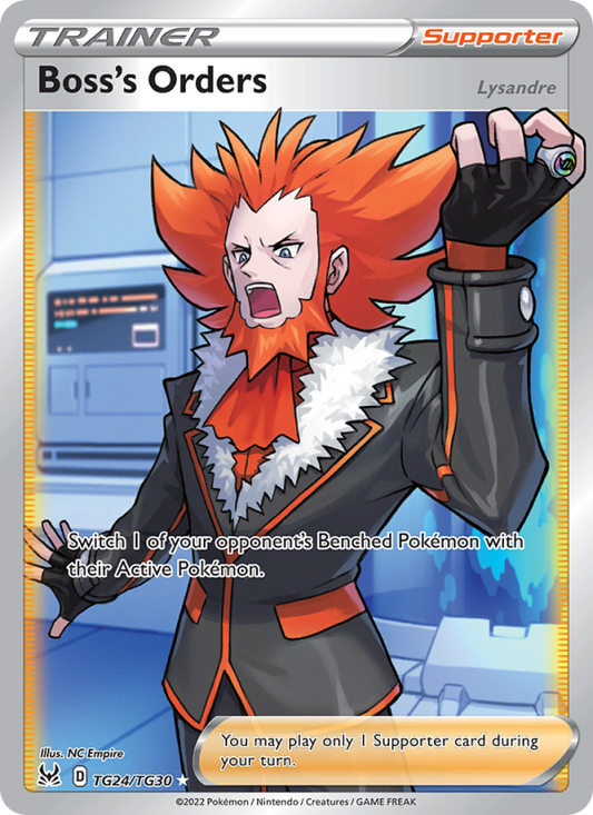 Boss's Orders (TG24/196) Holographic card image