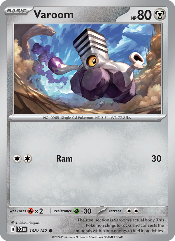 Varoom (108/142) Reverse Holo card image