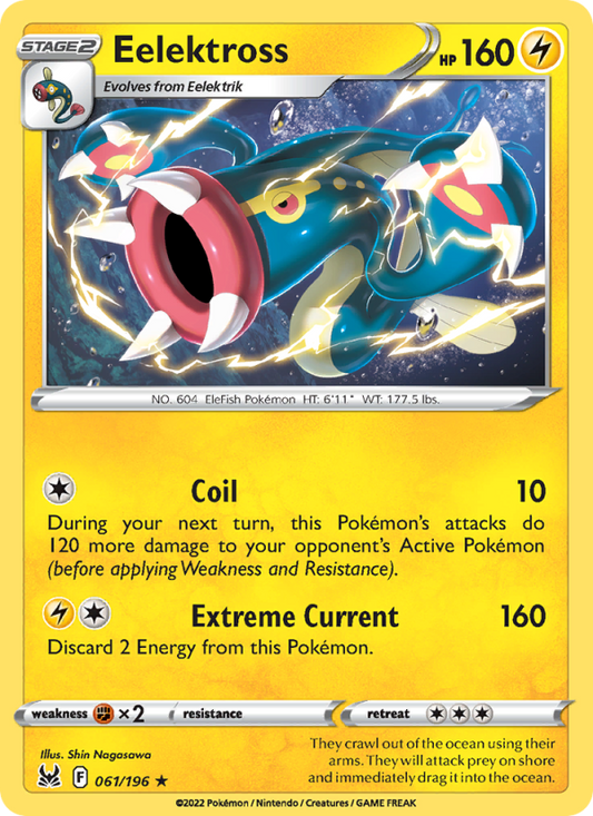 Eelektross (061/196) Reverse Holo card image