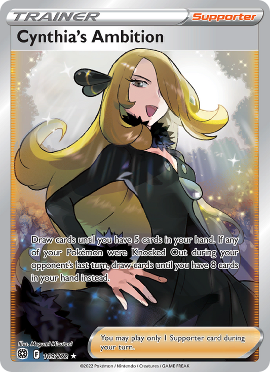 Cynthia's Ambition (169/172) Holographic card image