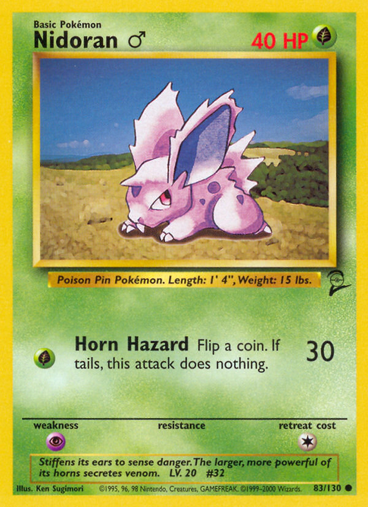 Nidoran♂ (083/130) Reverse Holo card image