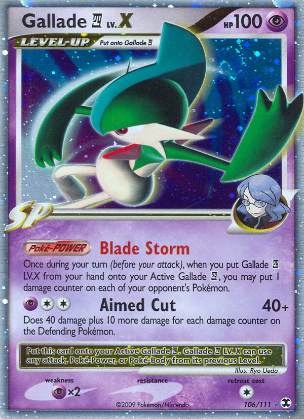 Gallade 4 (106/111) Reverse Holo card image