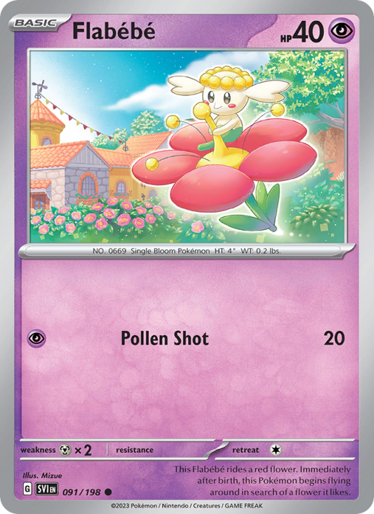 FlabÃ©bÃ© (091/198) Reverse Holo card image
