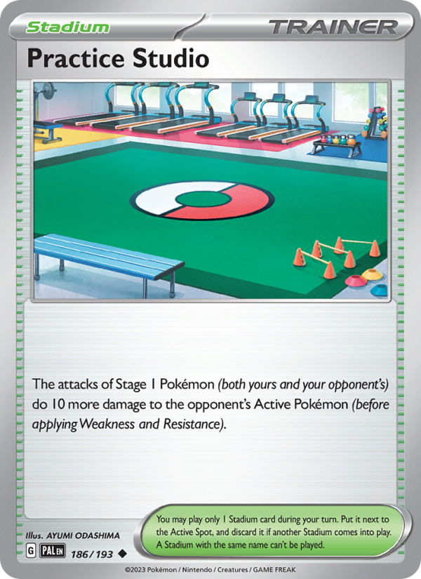 Practice Studio (186/193) Reverse Holo card image