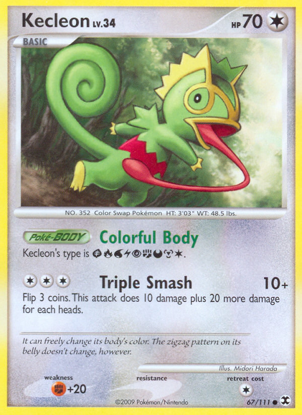Kecleon (067/111) Reverse Holo card image