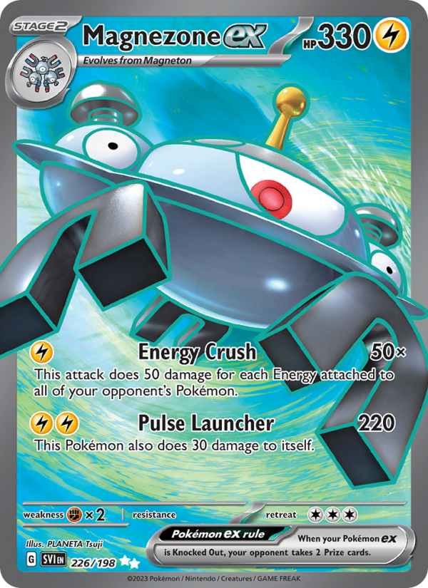 Magnezone ex (226/198) Holographic card image