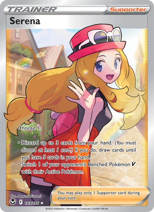 Serena (193/195) Holographic card image