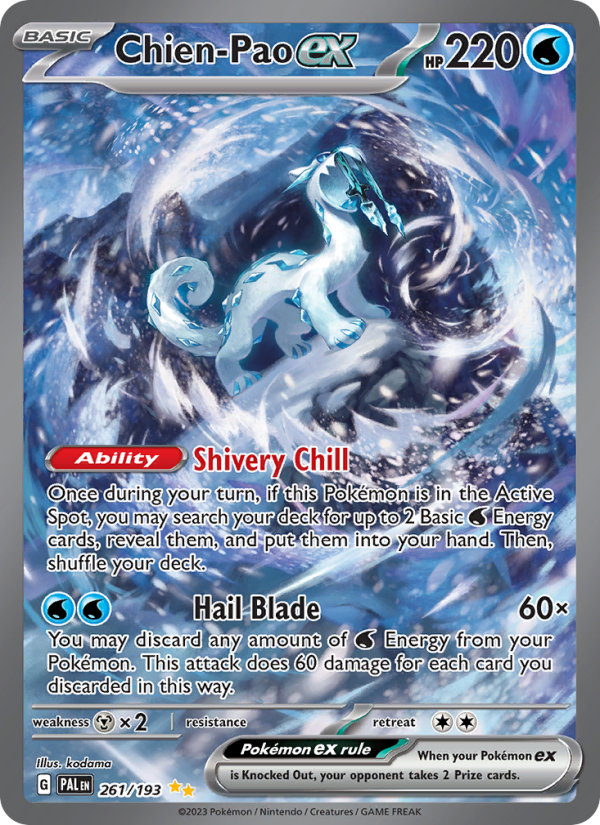 Chien-Pao ex (261/193) Holographic card image
