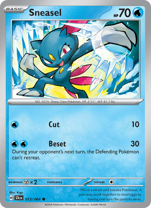 Sneasel (013/64) Reverse Holo card image