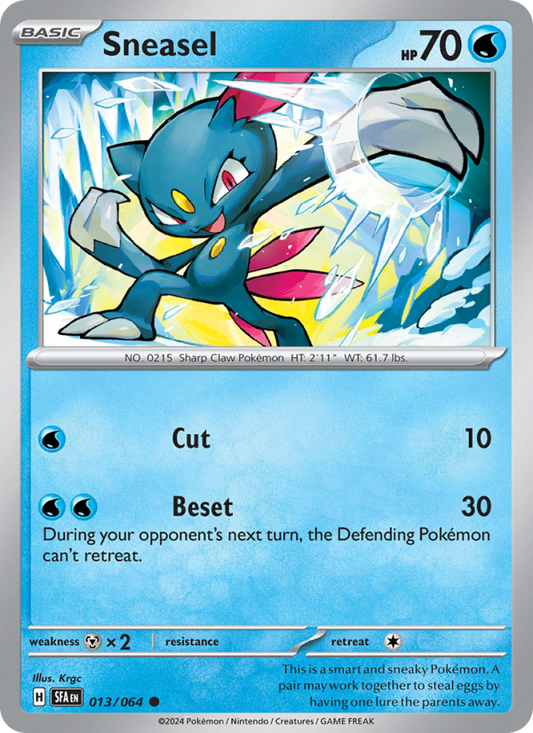 Sneasel (013/64) Reverse Holo card image