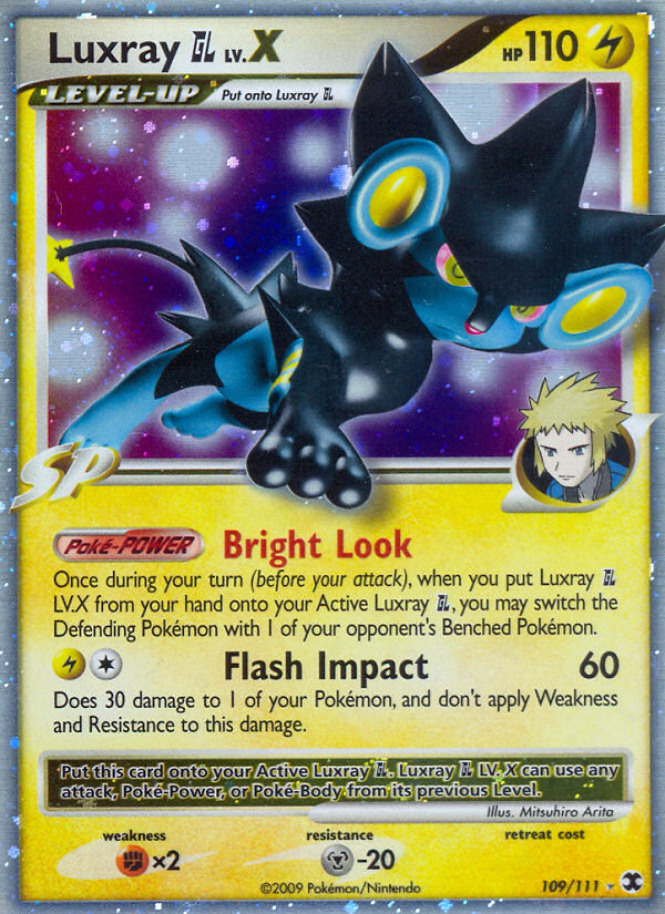 Luxray GL (109/111) Reverse Holo card image
