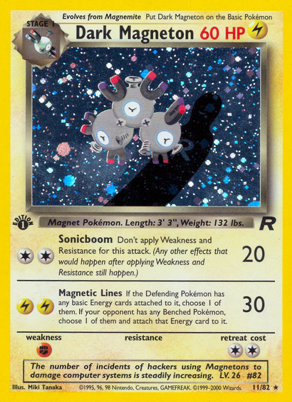 Dark Magneton (011/82) Reverse Holo card image