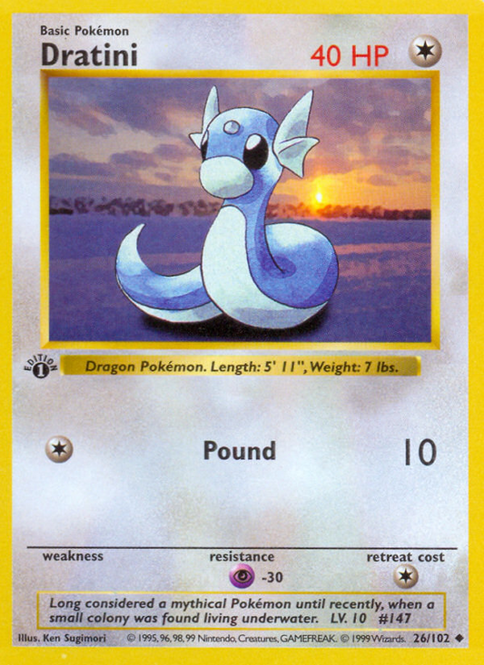 Dratini (026/102) Reverse Holo card image