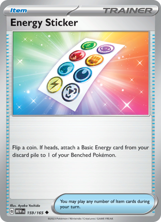 Energy Sticker (159/165) Reverse Holo card image