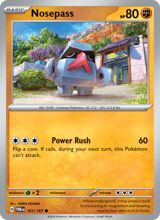 Nosepass (101/167) Reverse Holo card image