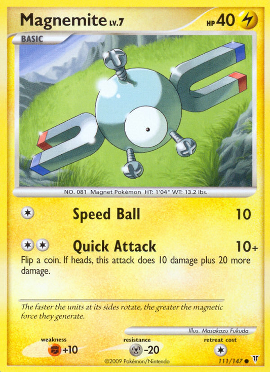 Magnemite (111/147) Reverse Holo card image