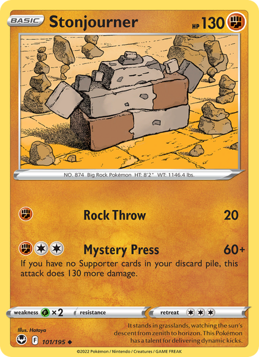 Stonjourner (101/195) Reverse Holo card image