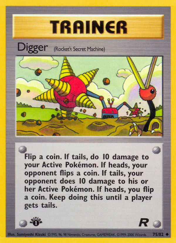 Digger (075/82) Reverse Holo card image
