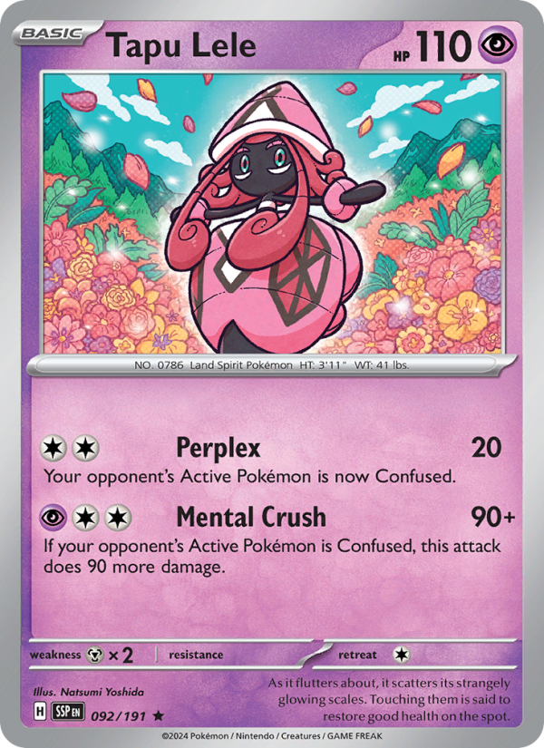 Tapu Lele (092/191) Reverse Holo card image