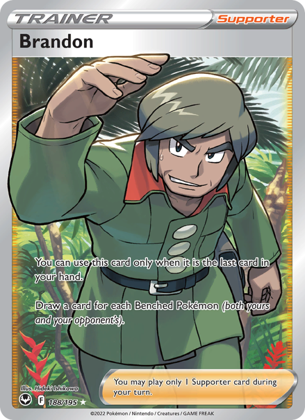 Brandon (188/195) Holographic card image